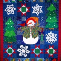 Big Snowman Quilt
